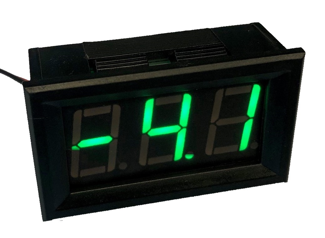 DC Panel Mount Volt Meter